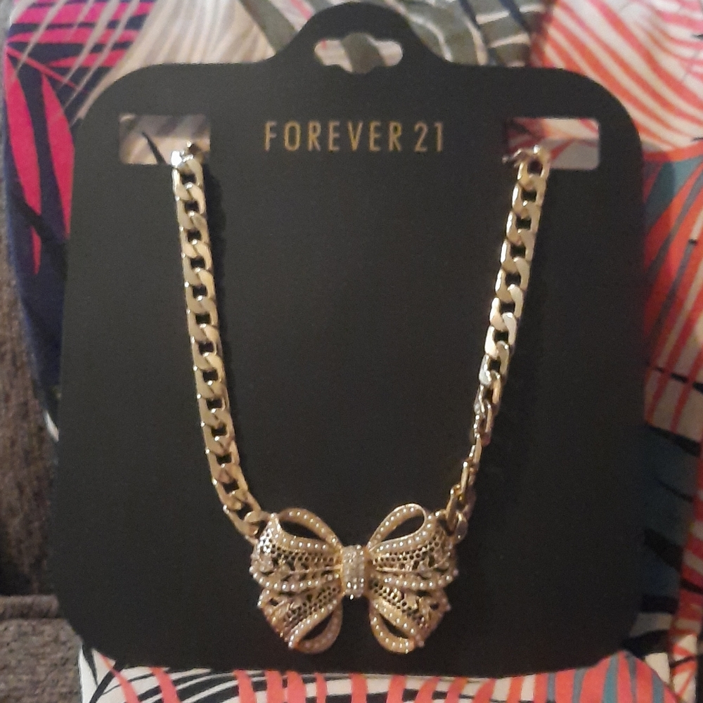 BONE BOW NECKLACE